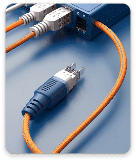 Câble réseau Ethernet pour l'internet d'entreprise